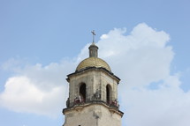 bell tower with cross topper 