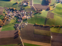 homes and rural landscape 