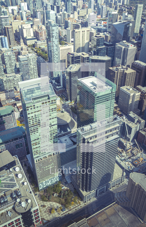 city skyscrapers and cityscape background 