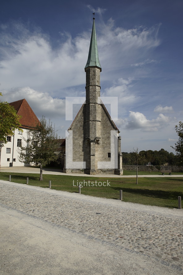 Church of Burghausen Bavaria Germany