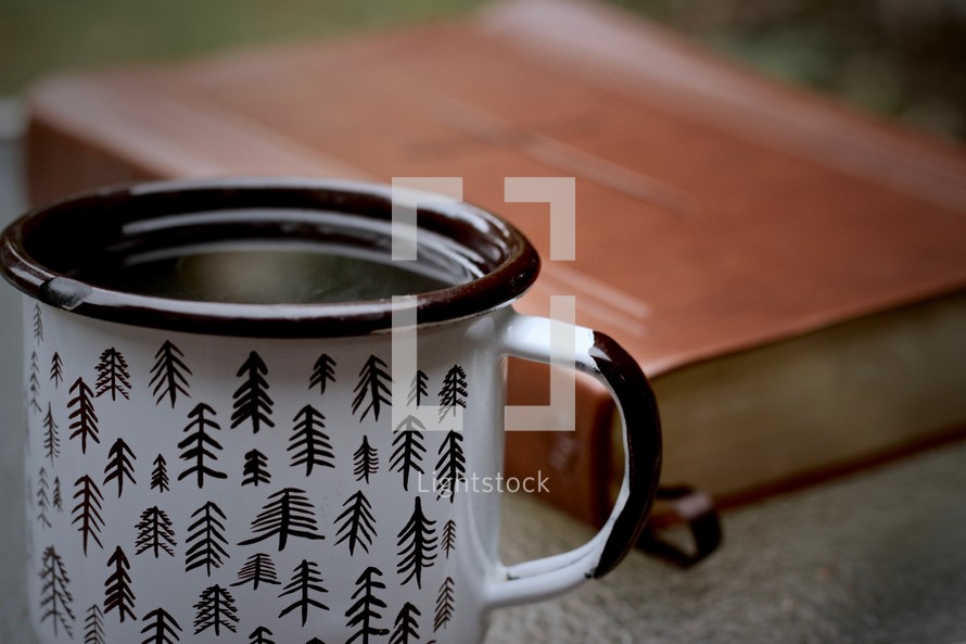 mug and Bible 