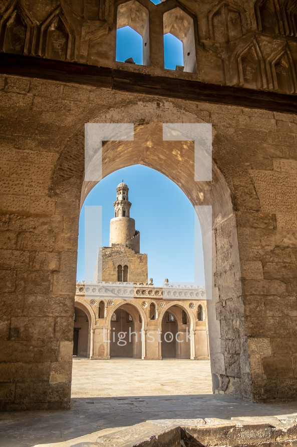  Mosque of Ibn Tulun and courtyard 