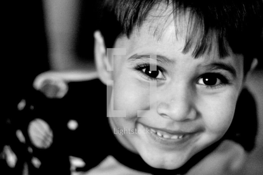smiling boy child