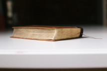 Bible on a table 