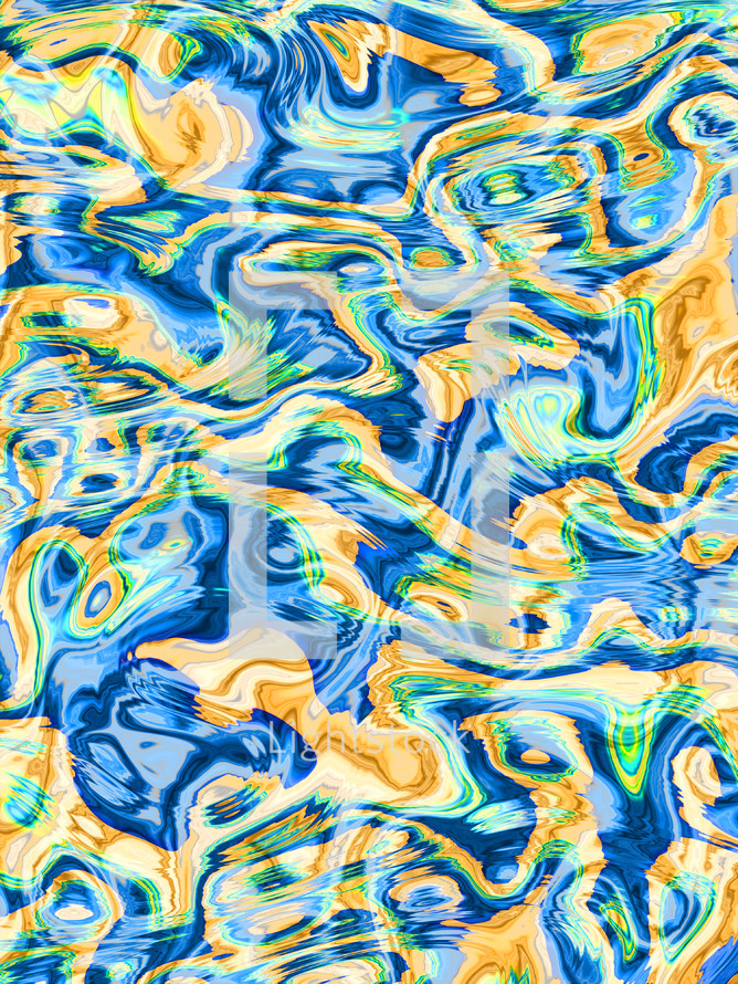 blue, orange, and white abstract background 