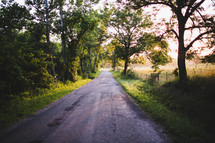 a rural road 