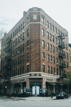 corner building in NYC 