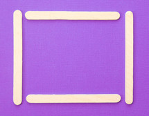 popsicle border on purple 