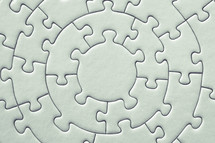 white puzzle background 