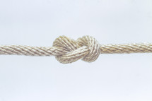 Rope with a knot