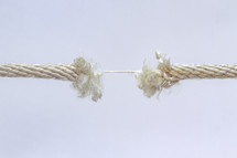 frayed rope 