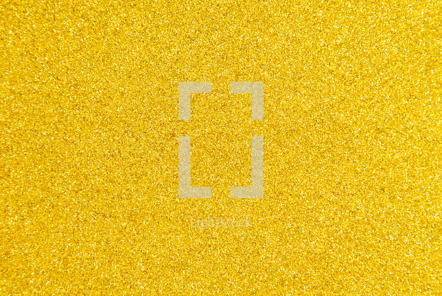 Simple yellow Glitter Background