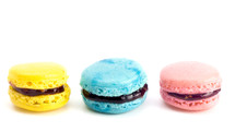 colorful French Macaron Sandwich Cookies