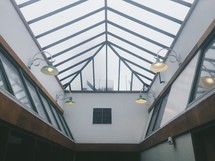 skylights in a building 