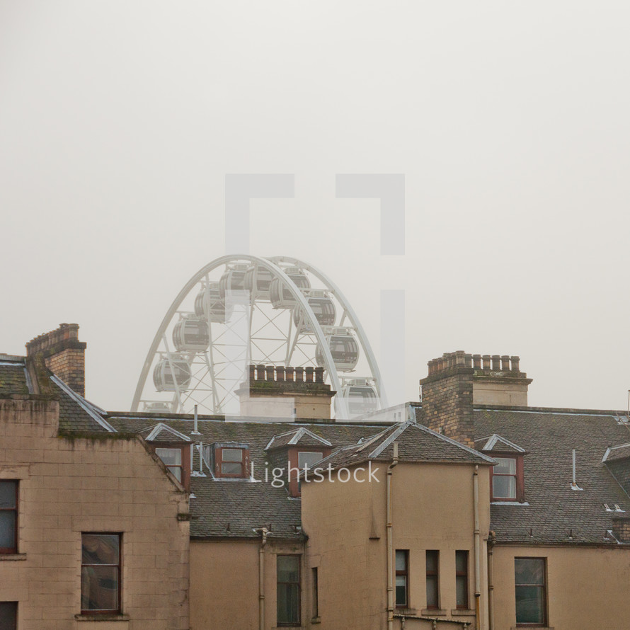 ferris wheel in Glasgow 