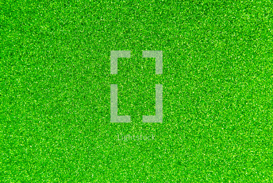 green Glitter Background