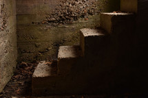 concrete basement stairs 