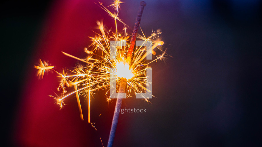 sparkling sparkler firecracker