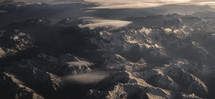 Mountain range in the alps