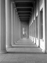 arcade in sunlight - monochrome, 
arcade, colonnade, iteration, repetition, pillar, portico, cloister, column, shaft, multiple, various, several, revision, repeat, replication, sunlight, shadow, long, wide, outlook, perspective, angle, shadow play, depth, deep, monochrome, path, way, lane, distance, walk, aim, goal, purpose, finish, designation