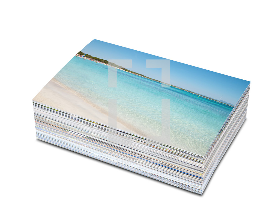 stack of photographs 