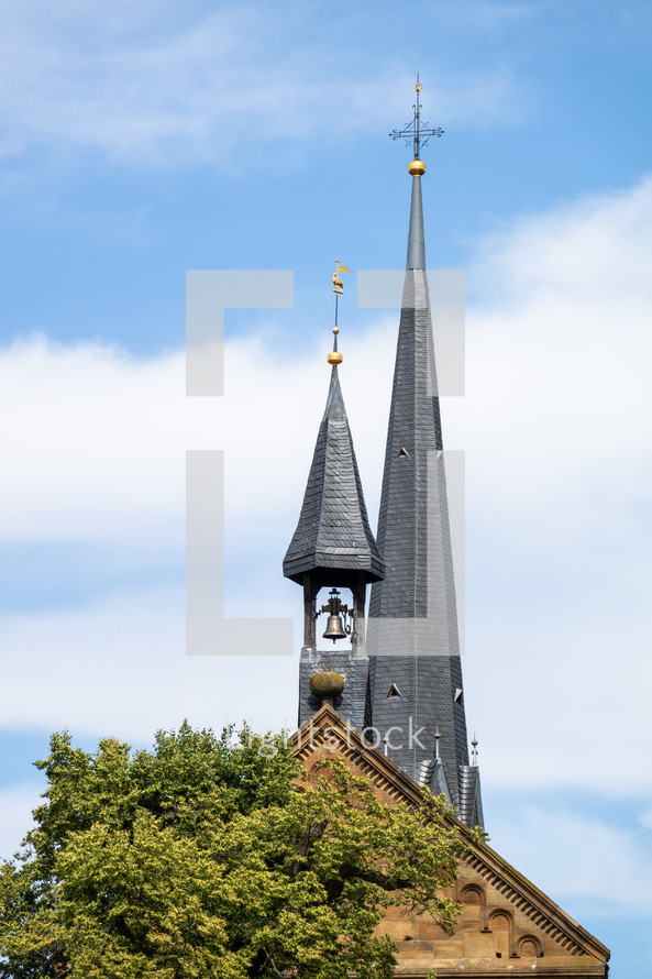 roof of monastery Maulbronn south Germany