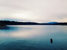 still lake at sunrise 