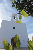 200 year old church in Sant Agustí des Vedrà, Ibiza. Spain.