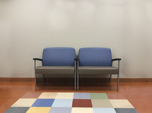 empty seats in a waiting room 