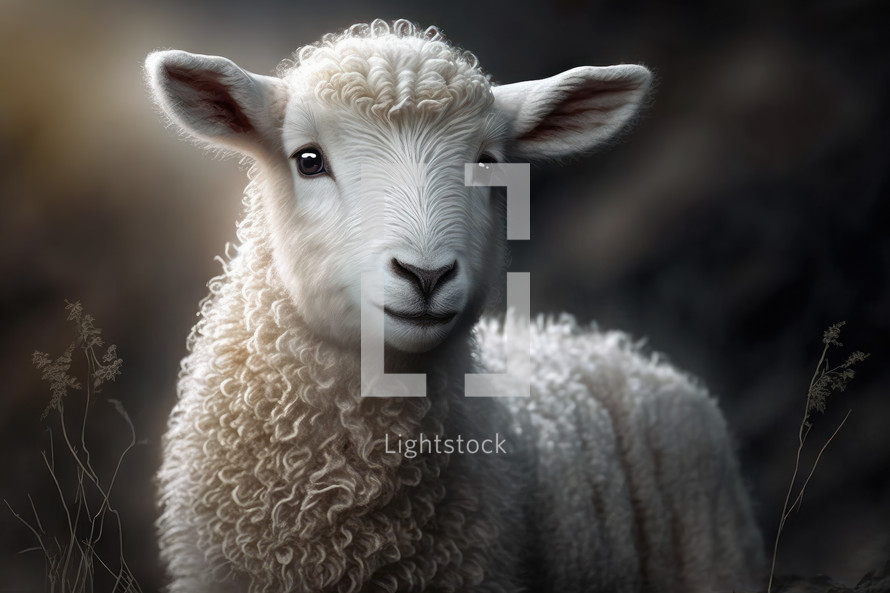An innocent lamb