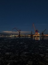 port at night 