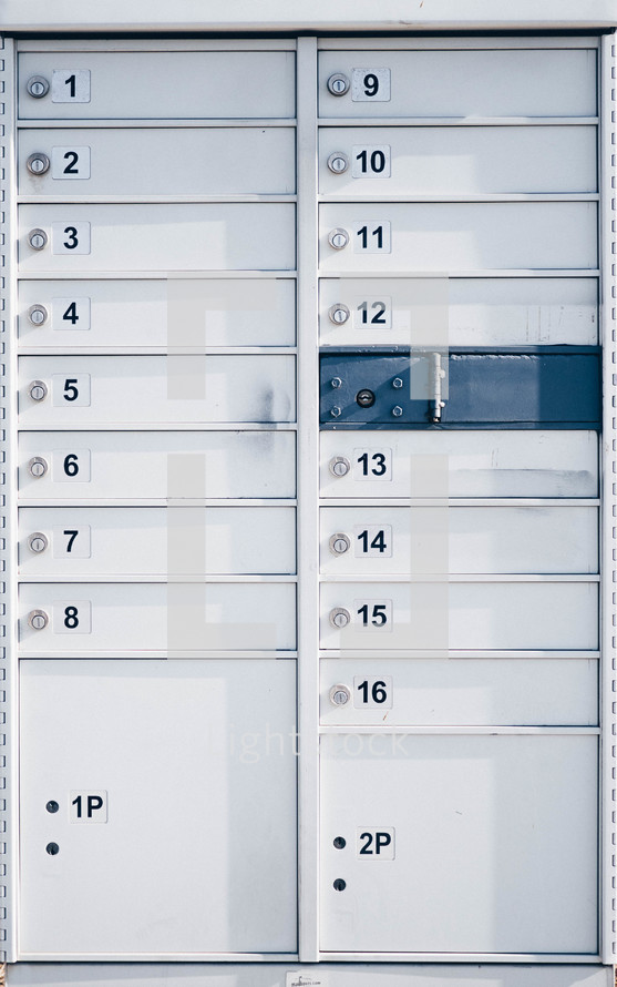 mail box lockers 