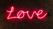 love neon sign 