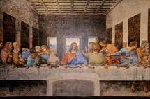 The Last Supper mural painting 