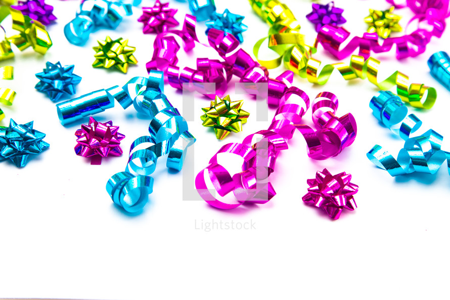 party ribbons and bows 