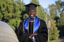 African-American graduate 