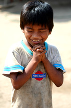 boy child praying