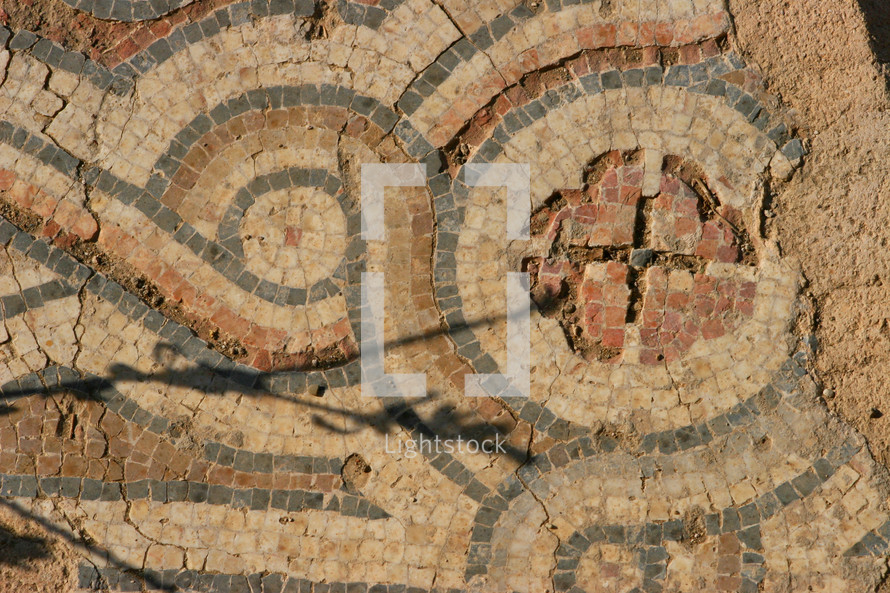 ancient stone tile mosaics 