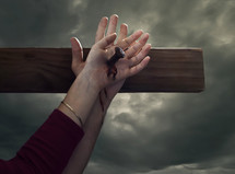 nailed to the cross with Jesus 
