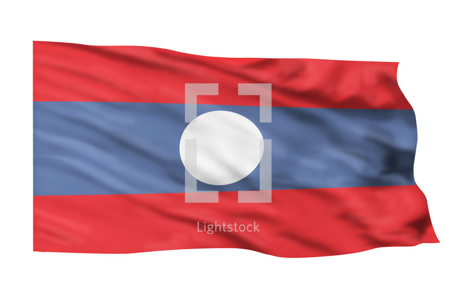 Flag of Laos.