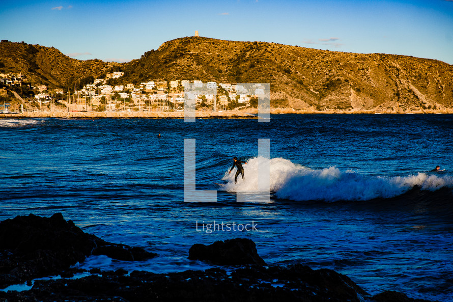 surfing in Spain 