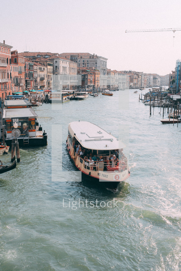 water taxi in Venice 