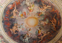 Vatican Museum Painted Dome - angels 