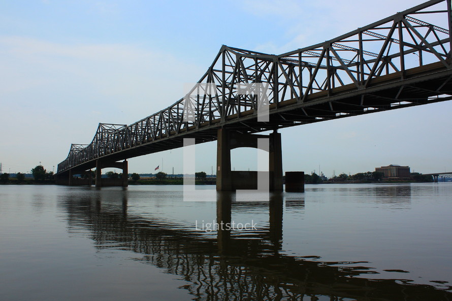 Bridge over water.