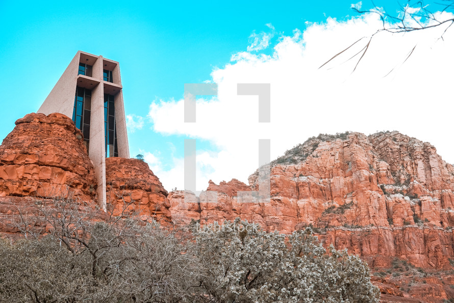 church in red rock canyons 