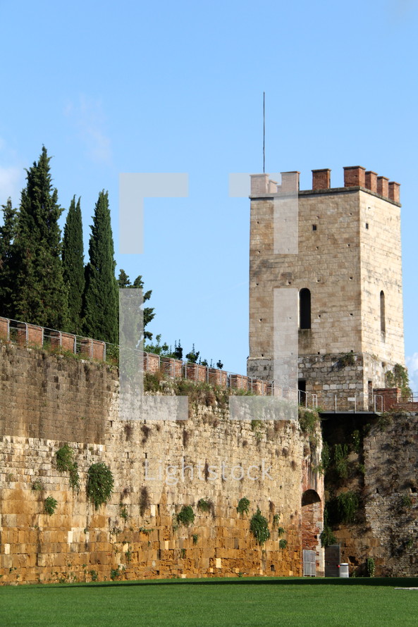Fortress wall and strong tower 