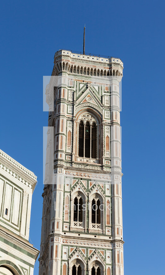 Giotto's Bell Tower in Florence, Tuscany, Italy.