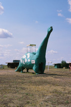flinstone dinosaur statue 