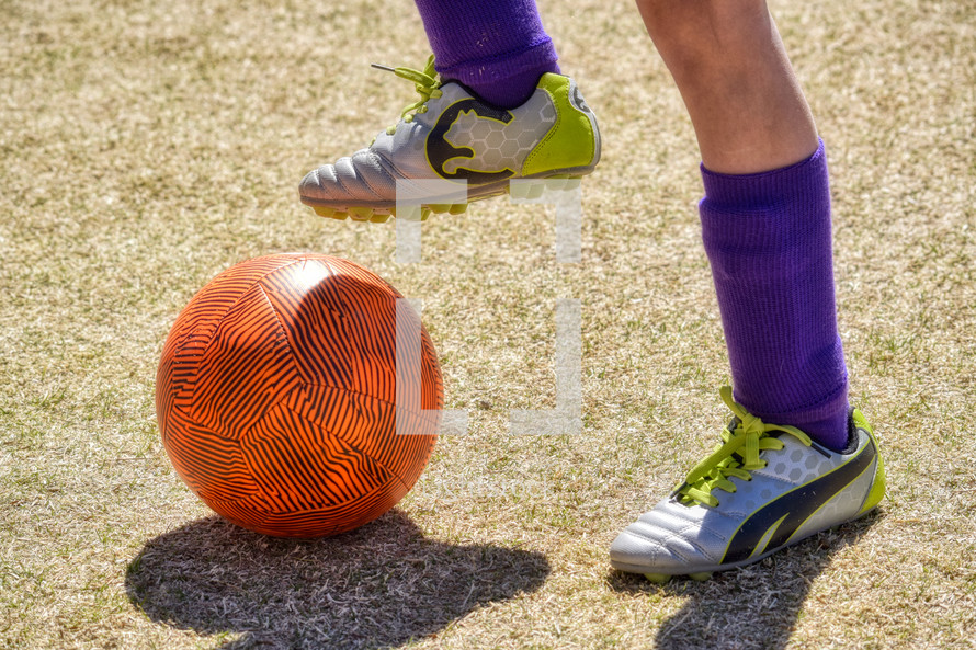 footwork with a soccer ball 