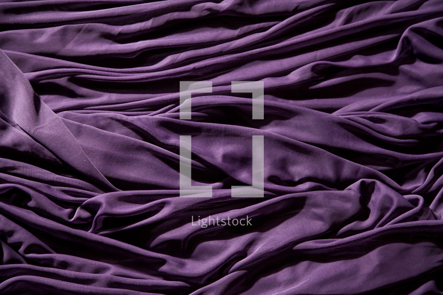 Liturgical color purple cloth 